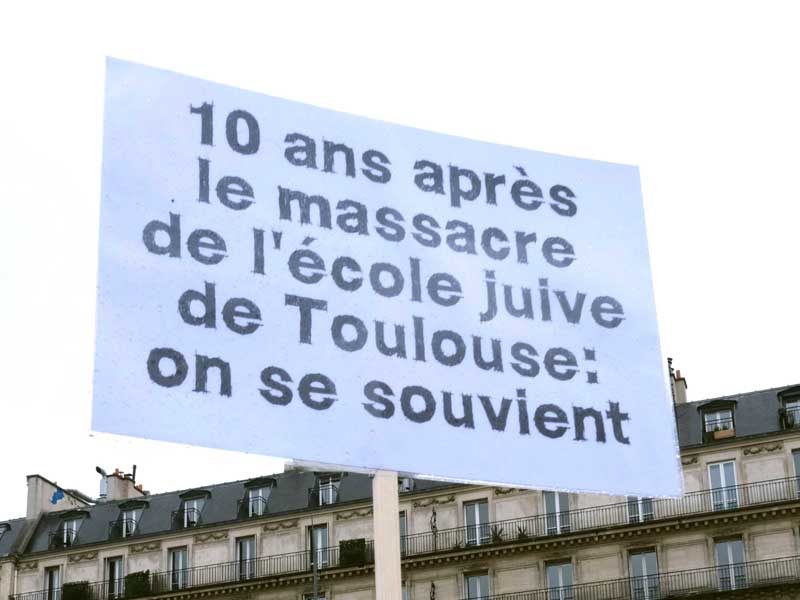 Affiche marche 10 ans toulouse