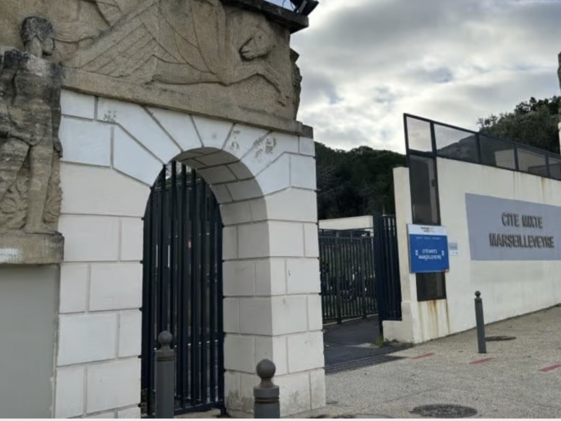 La cité scolaire de Marseilleveyre, dans le 8e arrondissement de Marseille. Photo L.M.