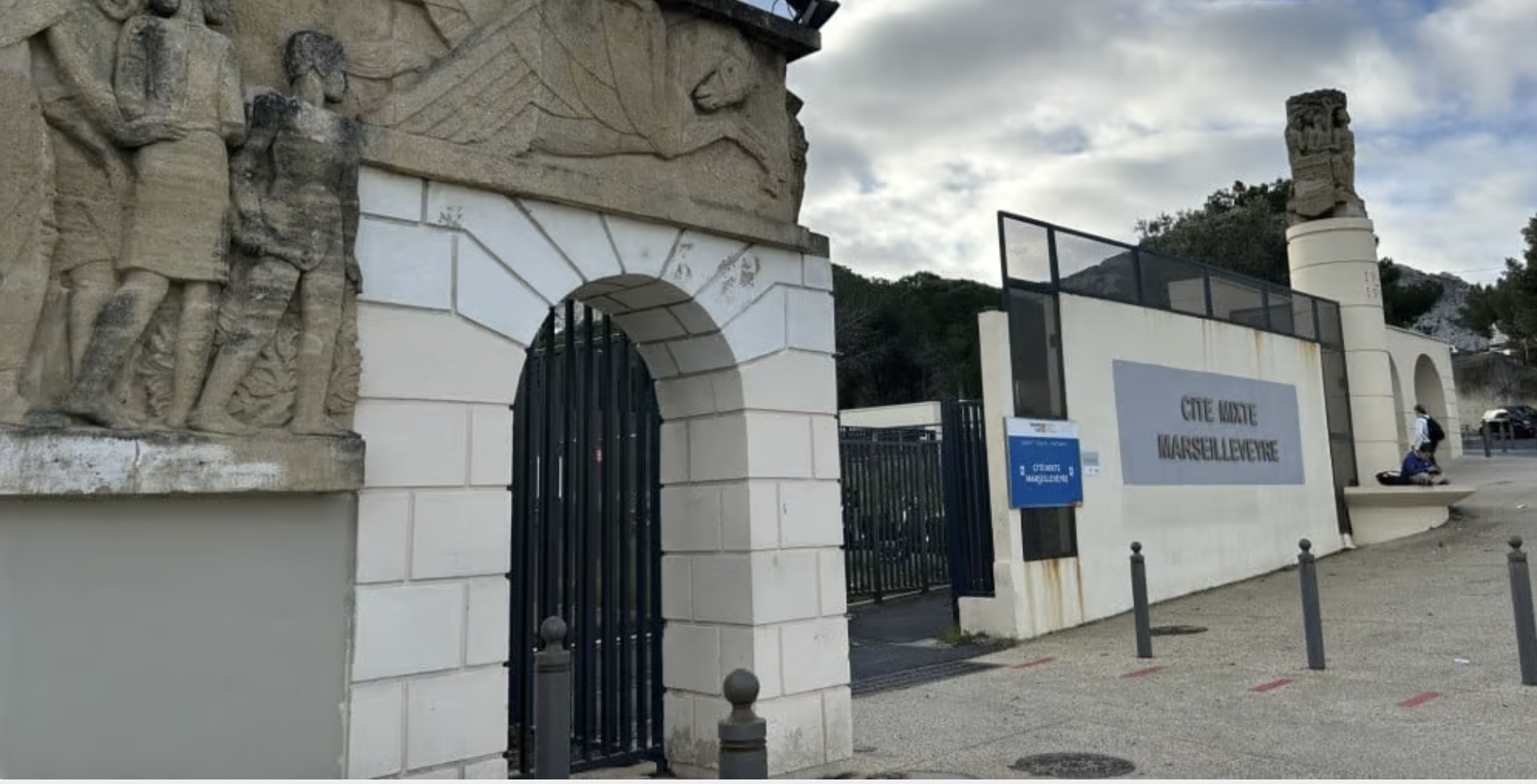 La cité scolaire de Marseilleveyre, dans le 8e arrondissement de Marseille. Photo L.M.