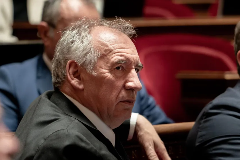 Le premier ministre français François Bayrou lors de la séance de questions-réponses au Sénat français le 9 juillet 2025. Crédits : Stefano Lorusso / ZUMA PRESS/MAXPPP/MAXPPP
