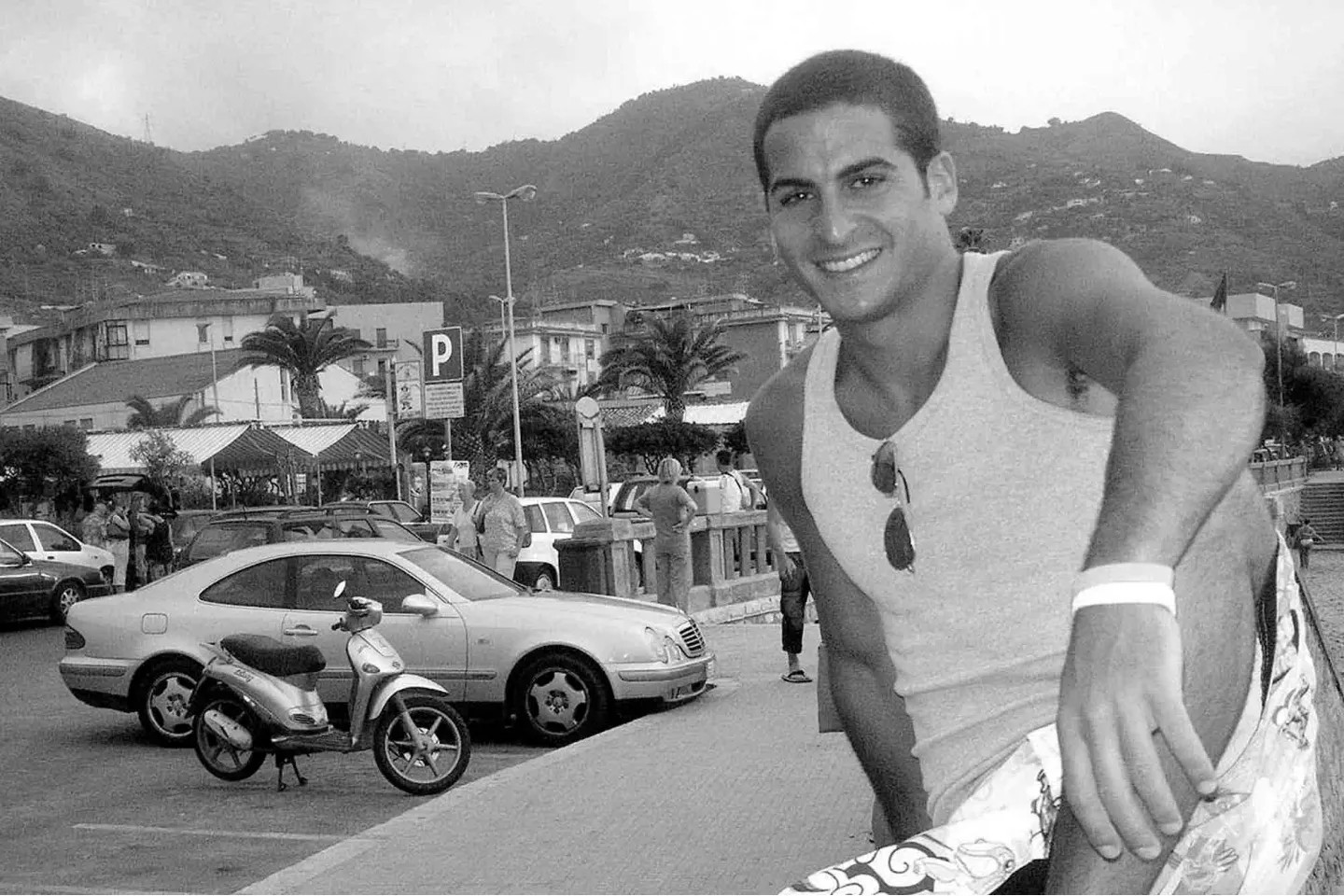 Le sourire d'Ilan Halimi, en vacances en Sicile, en septembre 2005. © DR / SIPA
