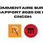 Commentaires sur le rapport de la CNCDH pat le RAAR et JJR
