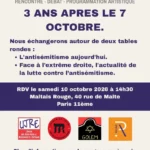 Rencontre - débat - programmation artistique 3 ans apres le 7-Octobre