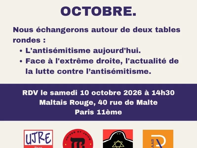 Rencontre - débat - programmation artistique 3 ans apres le 7-Octobre