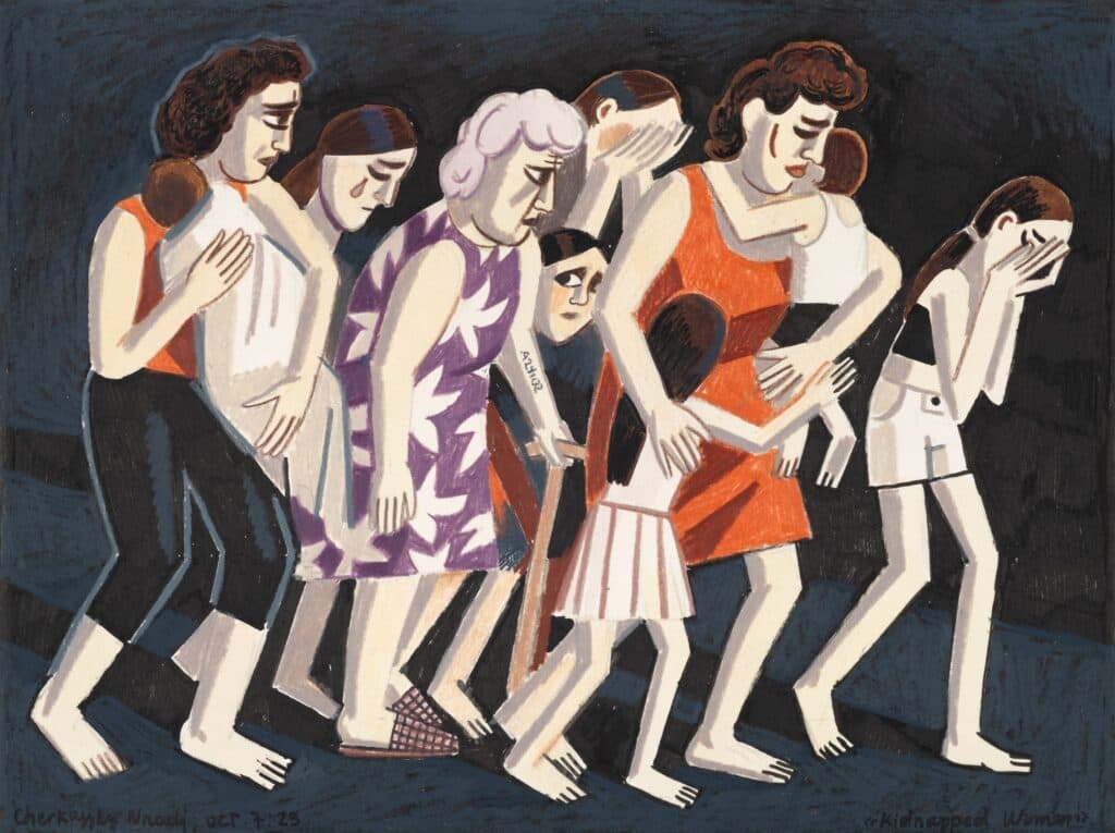 Zoya Cherkassky, Kidnapped Women, 2023.  © Zoya Cherkassky, courtesy of the artist and Fort Gansevoort, New York.